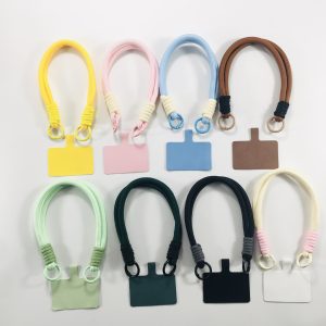 Custom Mobile phone lanyard Nylon pendant