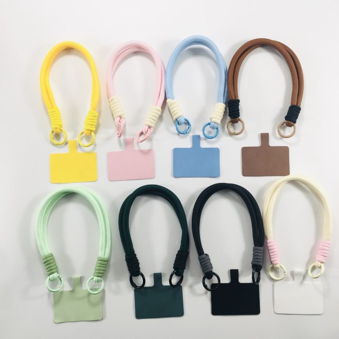 Custom Mobile phone lanyard Nylon pendant